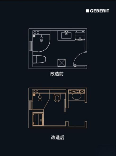 干湿分离卫生间设计